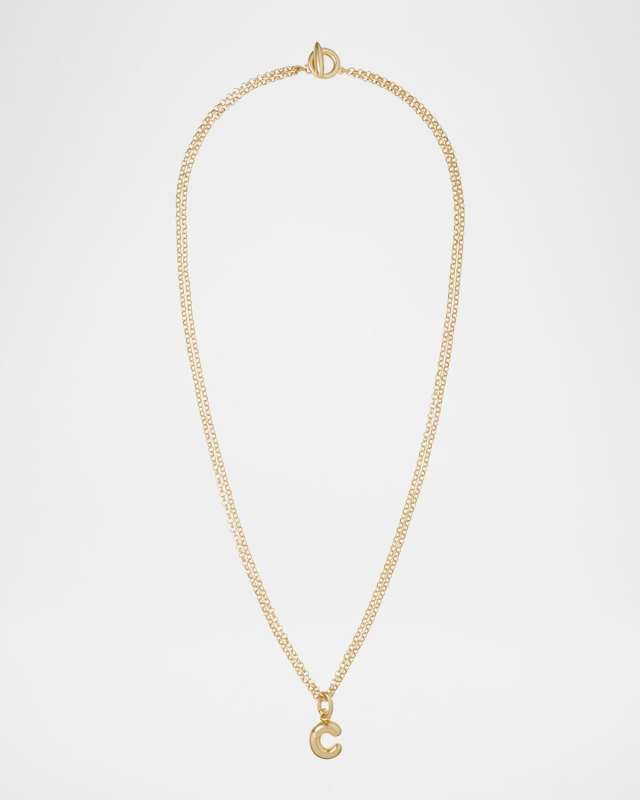 The Puffy Initial Necklace